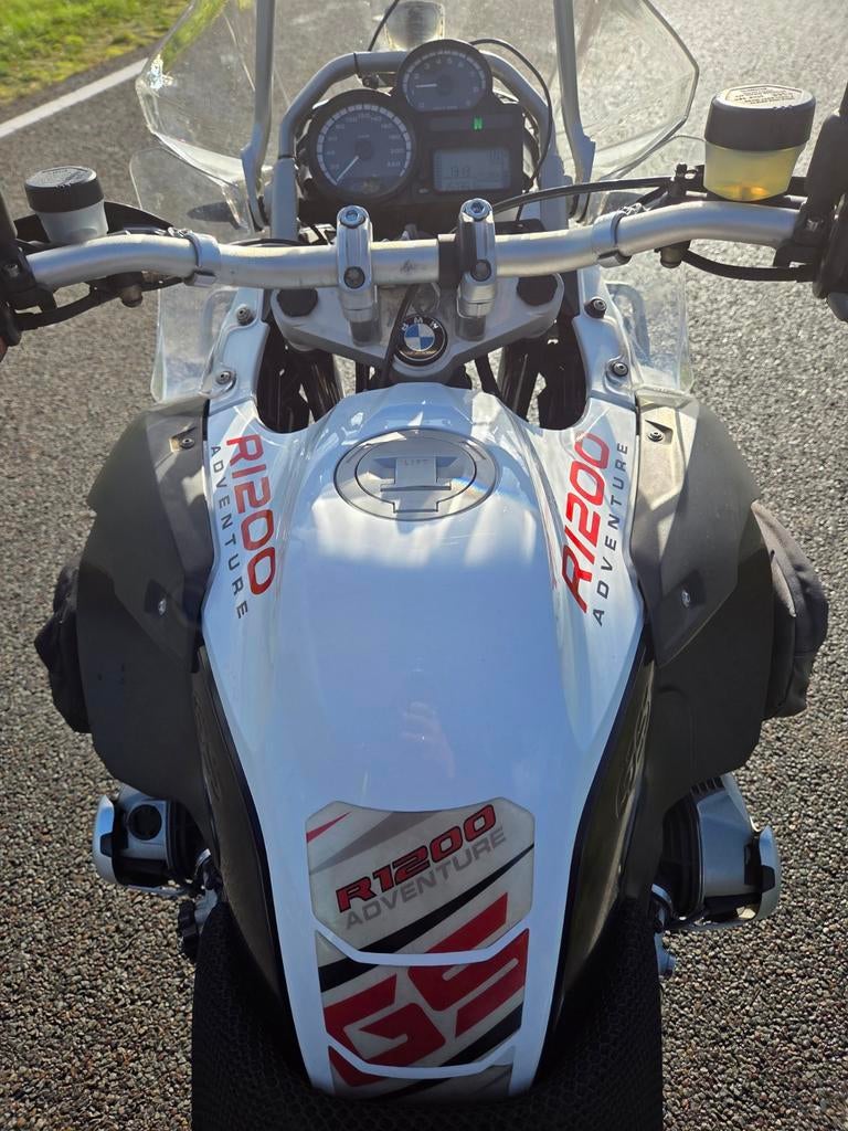 Mooie Wit / rood / zwarte BMW R 1200 GS Adventure (bj: 2008), Motoren, Motoren | BMW, Motorrijbewijs A, 1170 cc, Particulier, Meer dan 35 kW