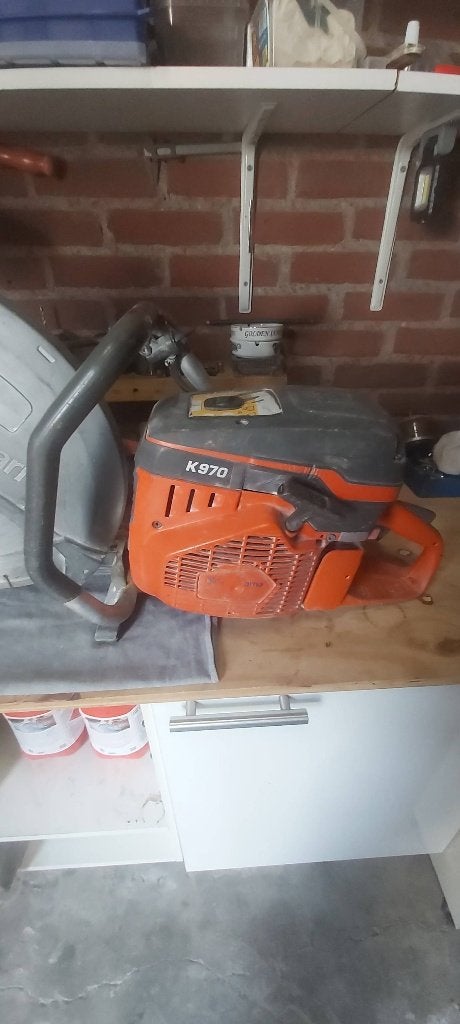 Bandenzaag Husqvarna k970, Ophalen, Gebruikt, 70 mm of meer, Overige typen
