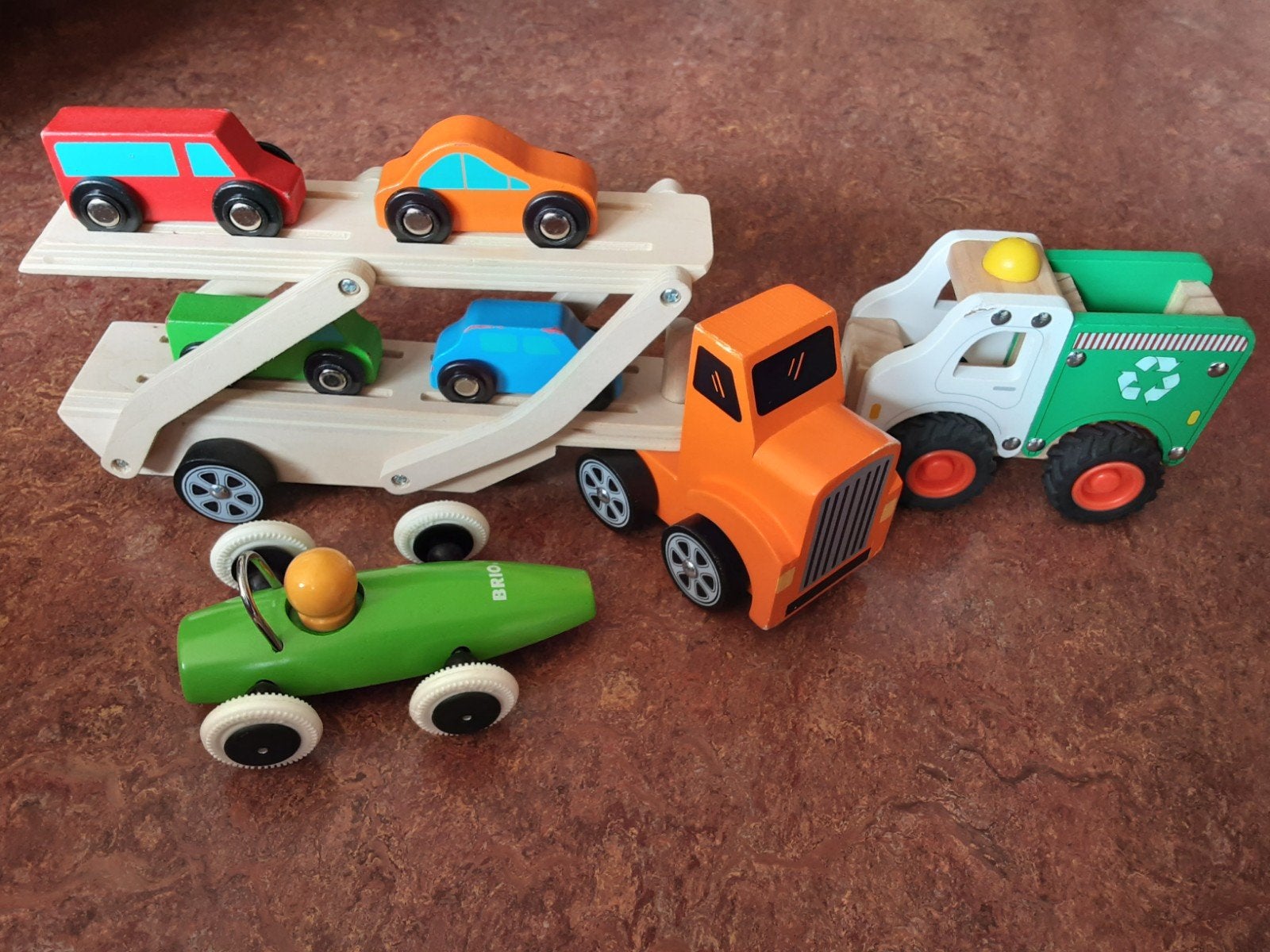 Voertuigen diverse van hout, houten auto's, Ophalen of Verzenden