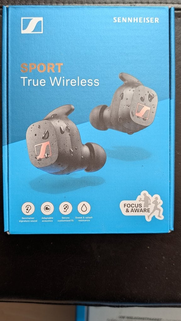 Sennheiser Sport True Wireless Oordopjes - Nieuw in doos, Ophalen, Sennheiser, Zwart, In gehoorgang (in-ear)