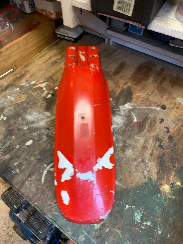Suzuki ts50er originele voorspatbord, Ophalen of Verzenden, Gebruikt, Frame, Overige merken