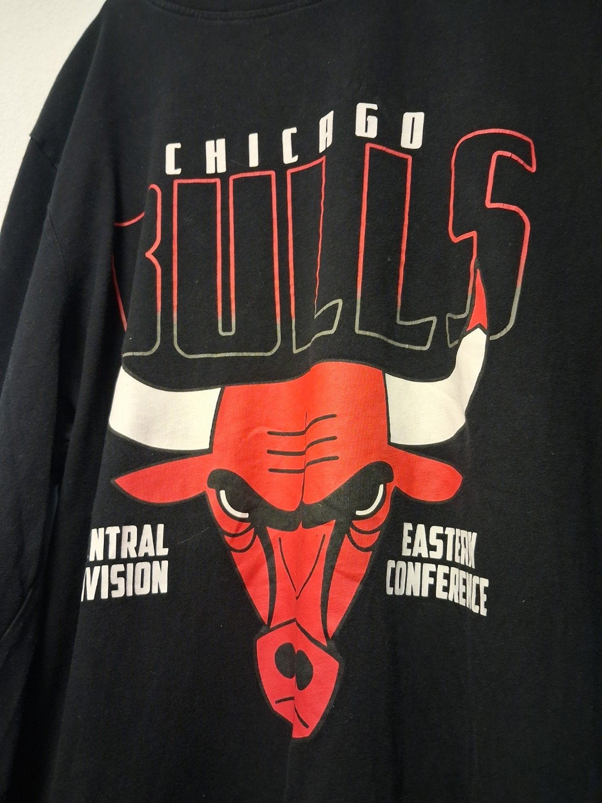 Chicago Bulls NBA Longsleeve Maat L, Maat 52/54 (L), Verzenden, Zwart, Onbekend