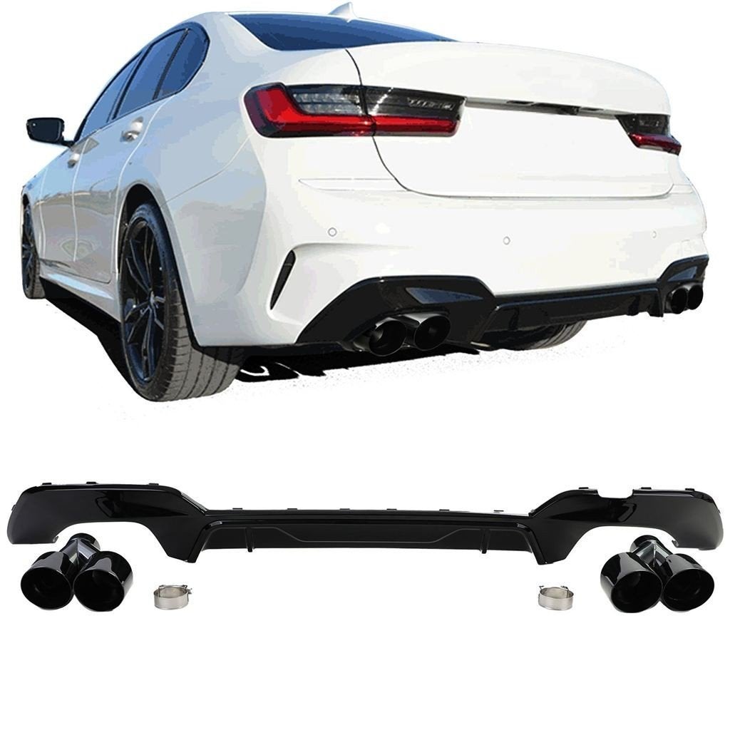 M3 Look Uitlaat Diffuser Voor Bmw 3 Serie G20 G21 M Pack Bla