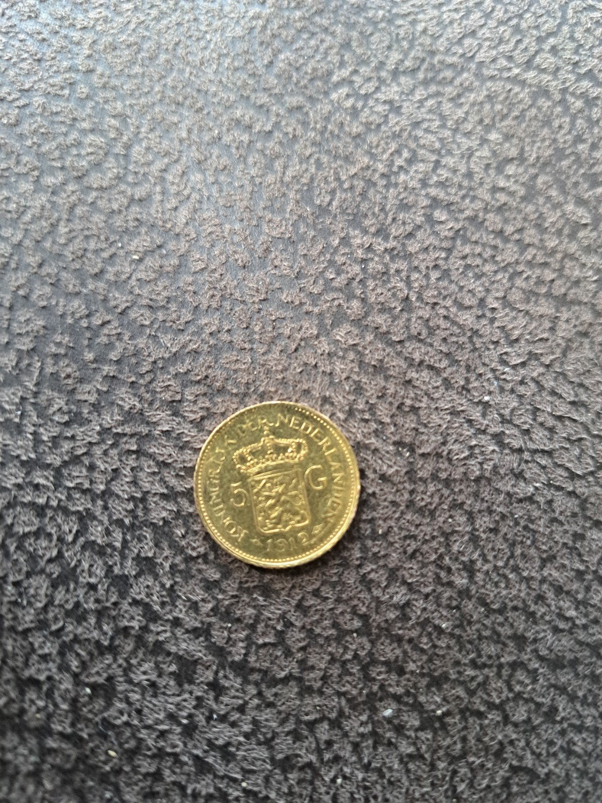gouden vijfje 1912 wilhelmina, Ophalen of Verzenden