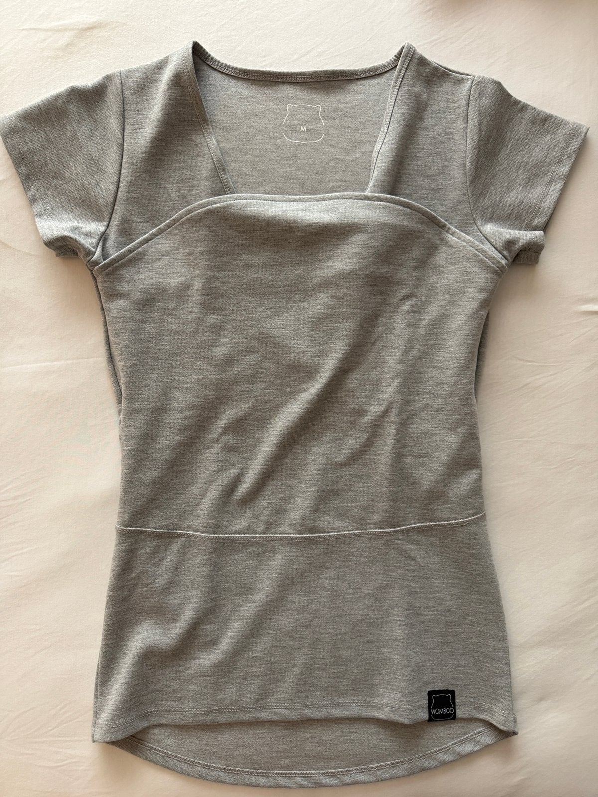 Womboo buidel shirt dames grijs M - NIEUW, Overige merken, Nieuw, Ophalen of Verzenden, Buik