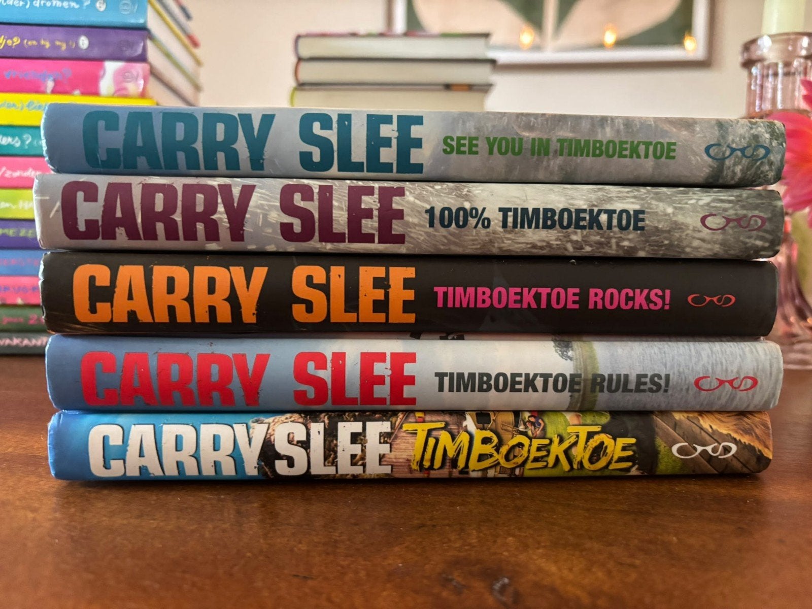Carry Slee Timboektoe serie - 5 boeken, Ophalen of Verzenden, Zo goed als nieuw, Carry Slee