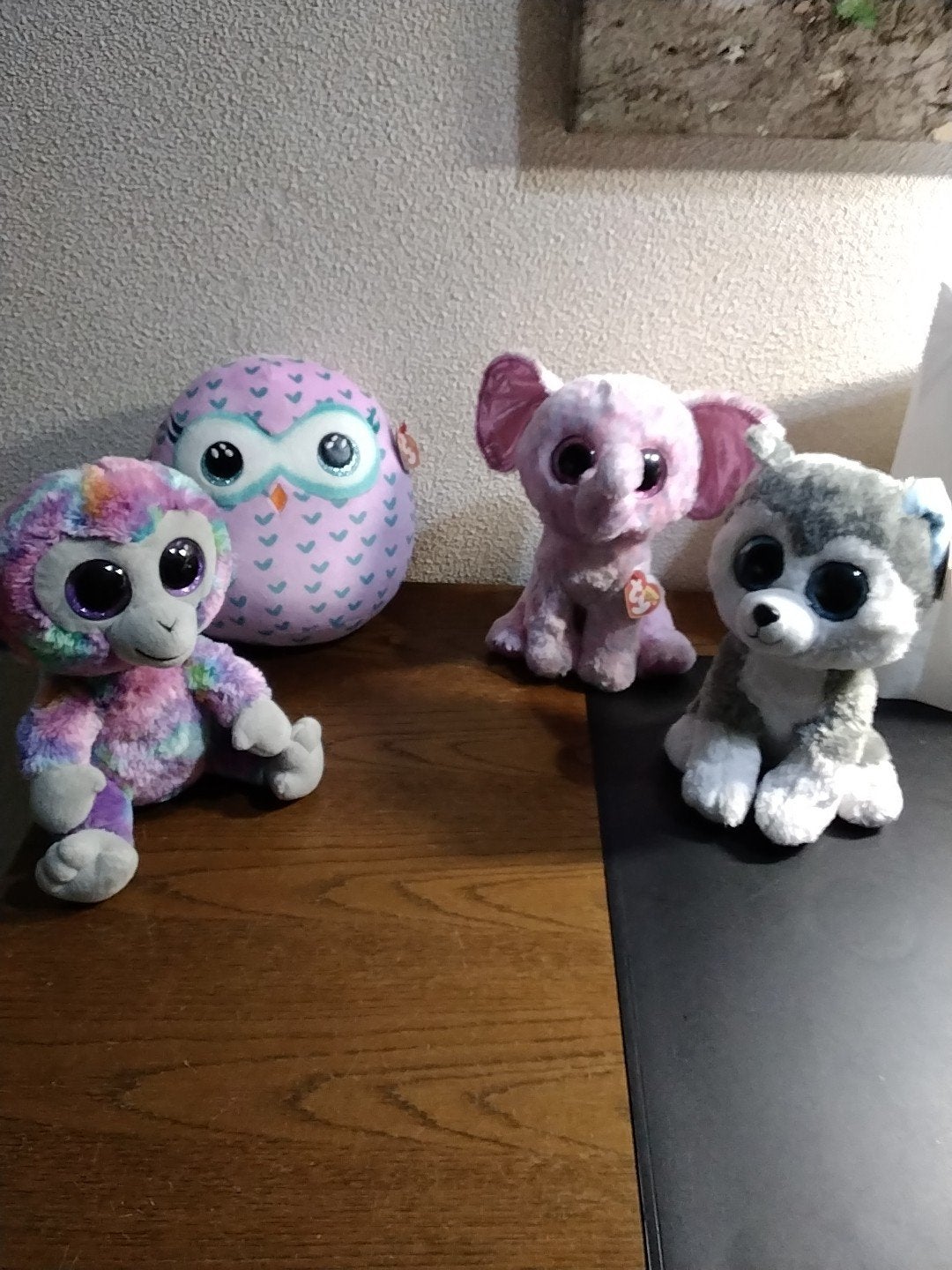 4 grote Beanie Boo Ty knuffels met label, Overige typen, Ophalen of Verzenden, Middelgroot (20 tot 80 cm), Ty