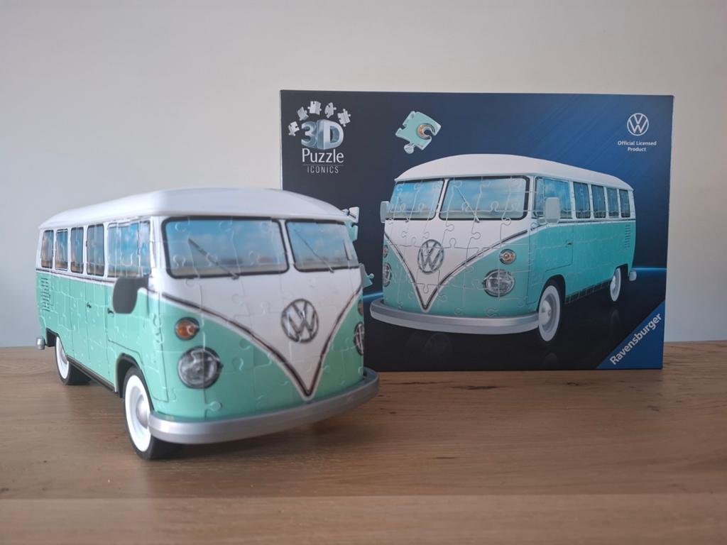 Ravensburger 3D puzzel volkswagenbus, Ophalen of Verzenden, Zo goed als nieuw, Overige merken