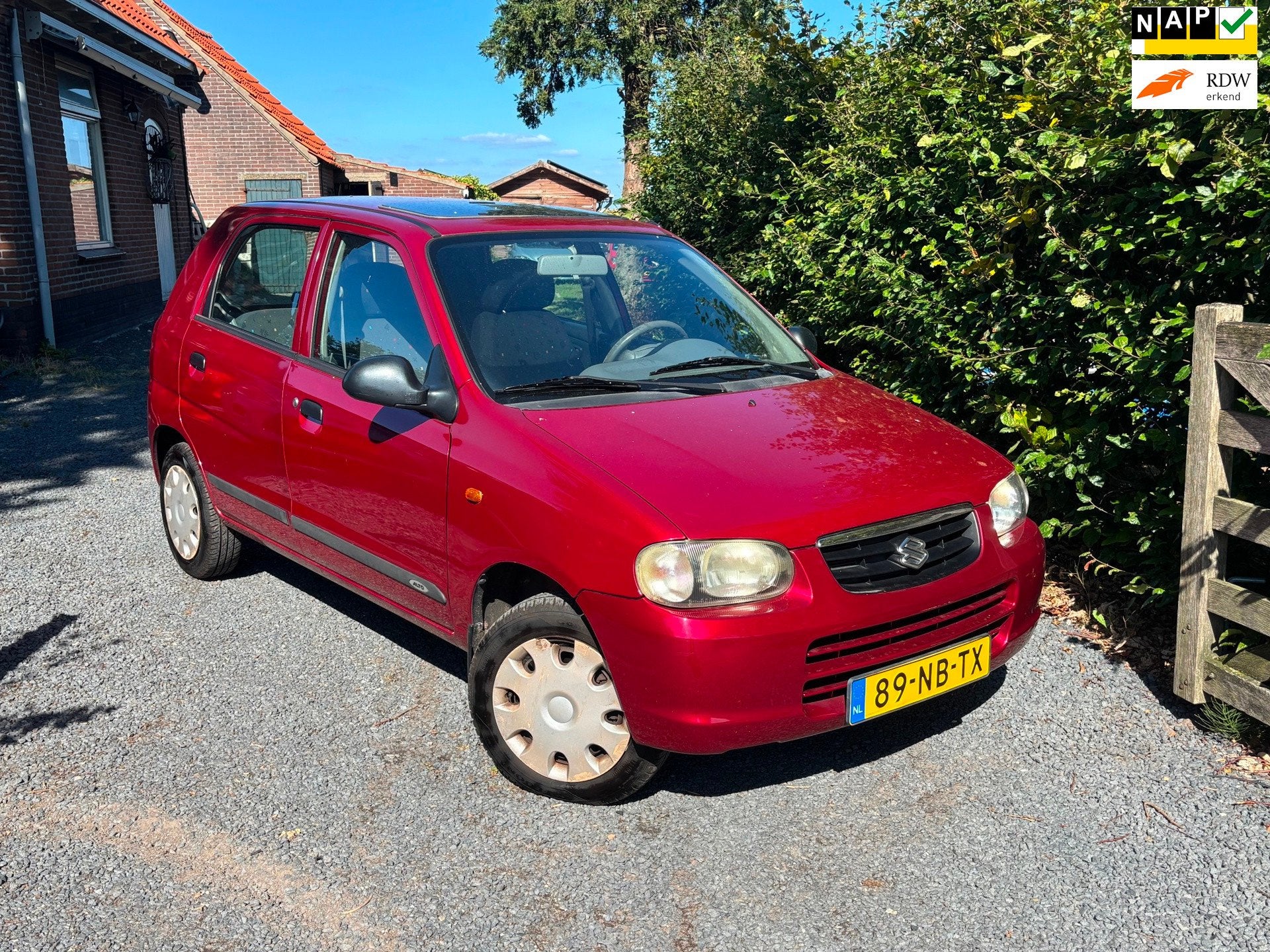 Suzuki Alto 1.1 GLS Spirit|5DRS|APK 2027!|ZUINIG|TOP!, Voorwielaandrijving, Stof, 750 kg, 4 cilinders