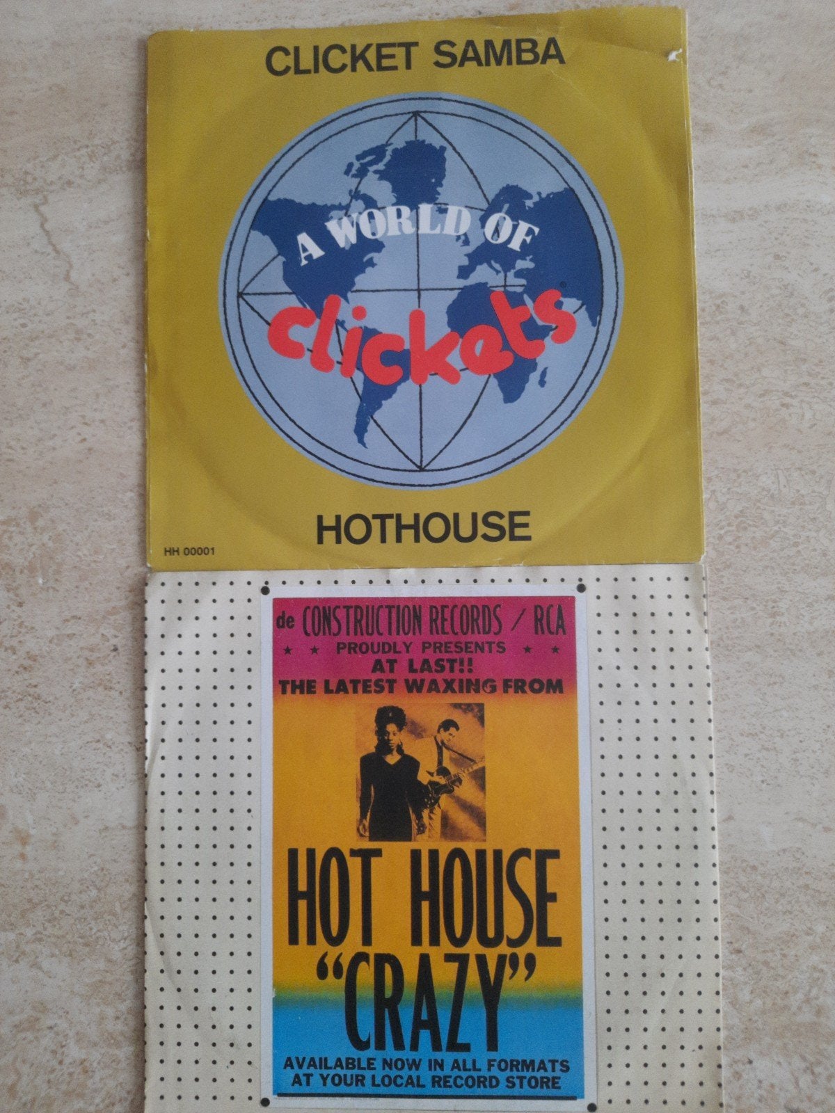 2x vinyl singels van Hot House, Ophalen of Verzenden, Zo goed als nieuw, Overige formaten