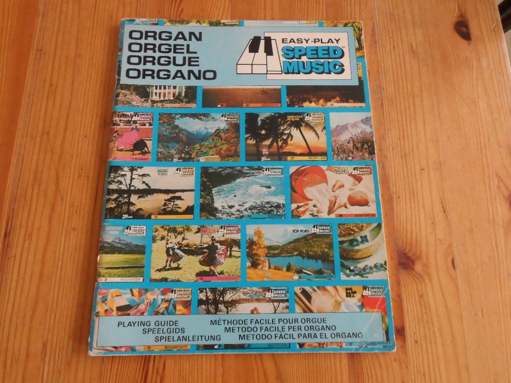 Easy play speed music - organ - big notes, Muziek en Instrumenten, Bladmuziek, Orgel, Gebruikt, Les of Cursus, Ophalen of Verzenden