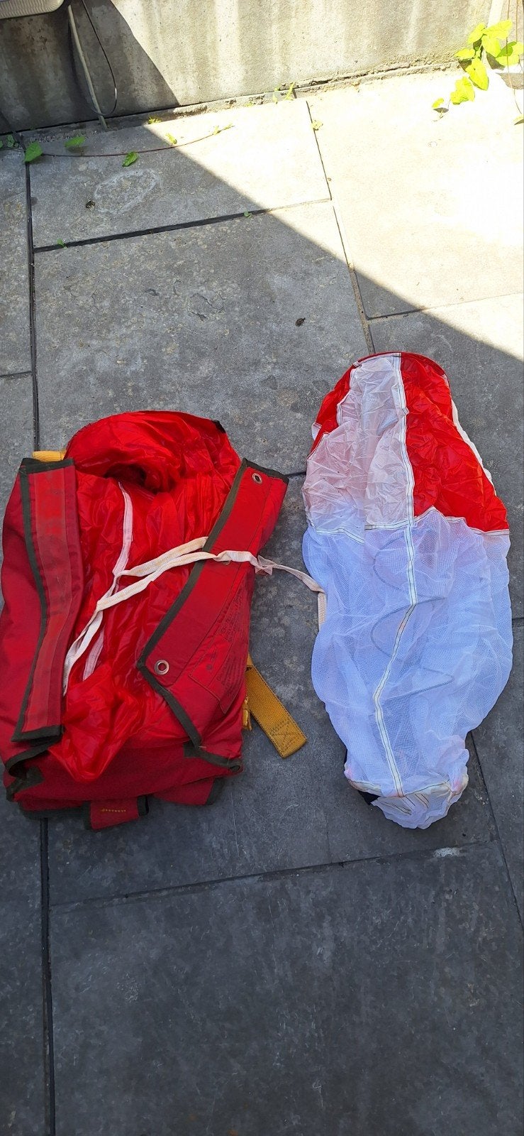 Parachute RoodWit voor decorative toepassingen, Ophalen of Verzenden, Nieuw
