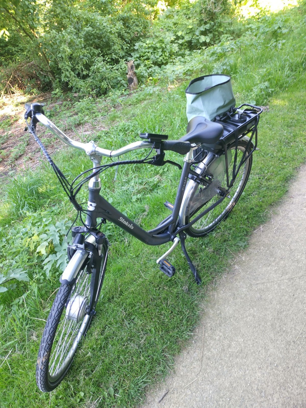 Stokvis Vienna E-bike met lage instap zgan, 53 tot 56 cm, Versnellingen, Zo goed als nieuw, Trommelrem
