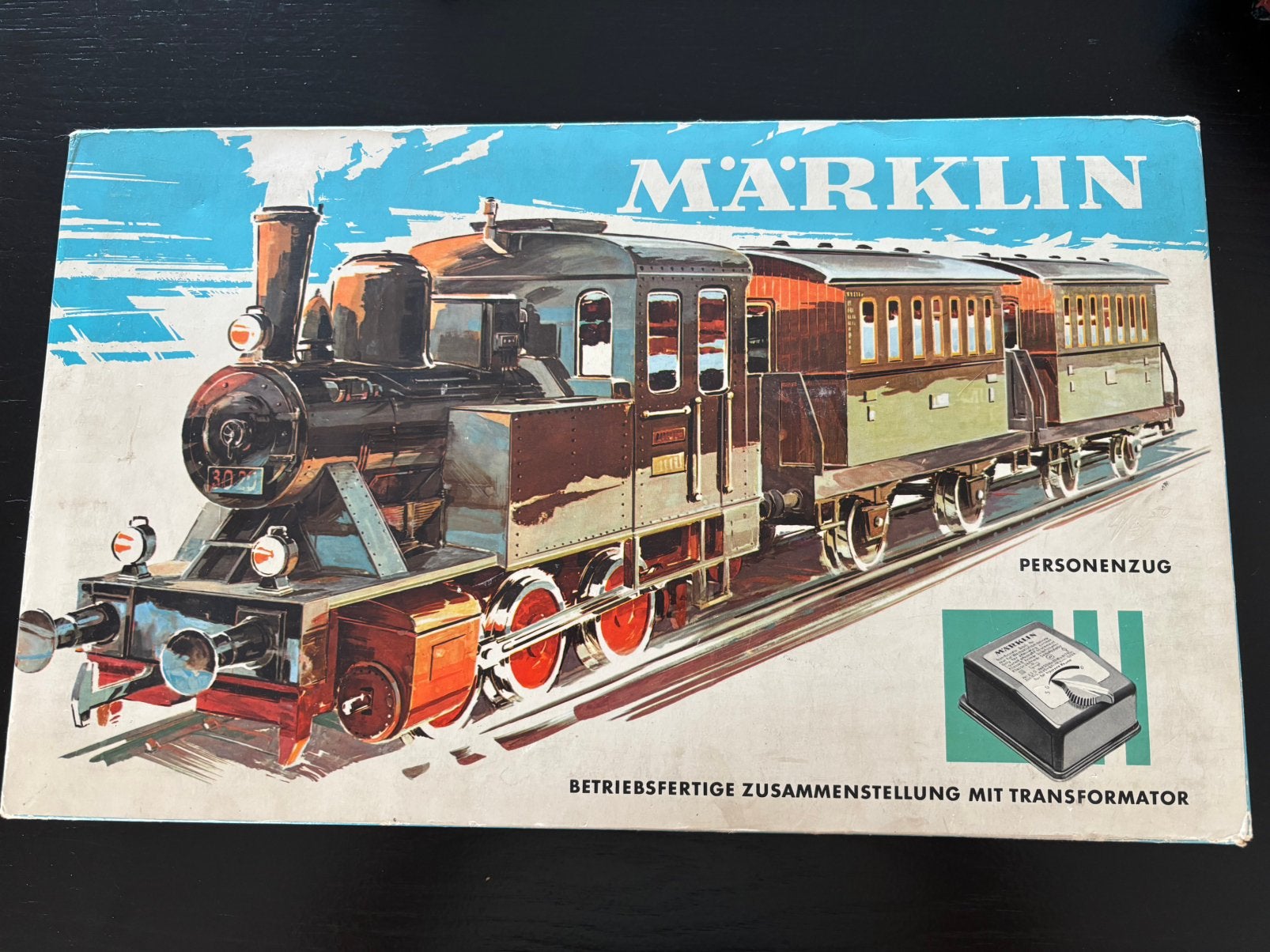 Märklin Treinset met Locomotief, Wagons en Transformator, Hobby en Vrije tijd, Modeltreinen | H0, Ophalen, Wisselstroom, Märklin