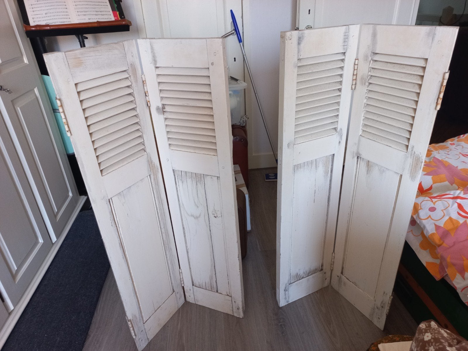 Brocante luikjes, Ophalen, Gebruikt