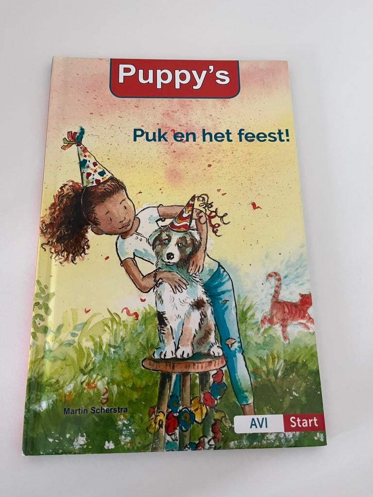 Puppys Puk em het feest! Avi start, Boeken, Ophalen, Zo goed als nieuw, Fictie algemeen