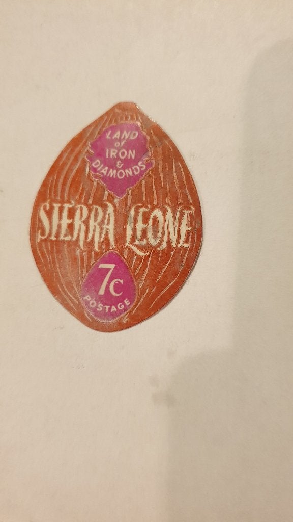 0919 sierra leone palm kernel 7 c, Verzenden, Overige landen