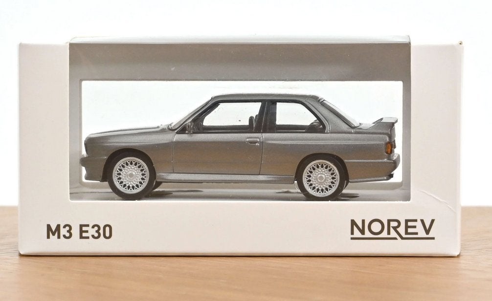 BMW M3 E30 1986 Zilver 1/43 Jet-car NOREV Ref. 350008, Verzenden, Nieuw, Auto, Norev