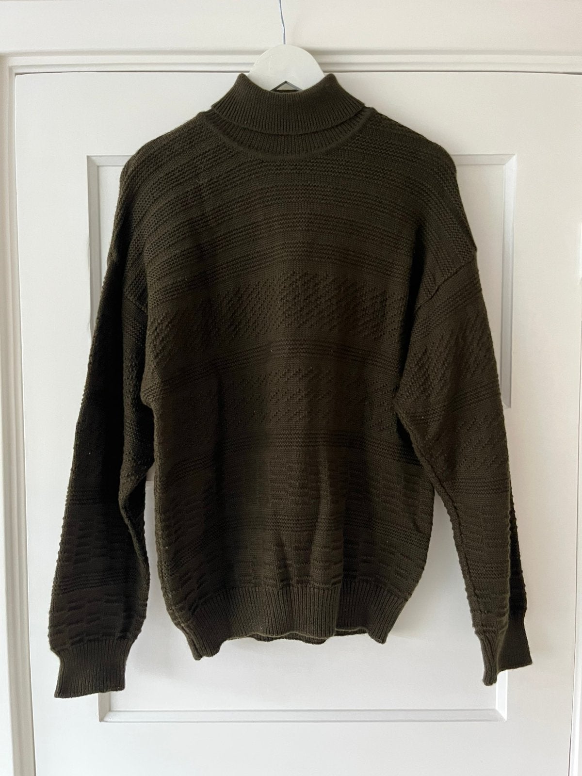 Vintage mosgroene coltrui maat M, Ophalen of Verzenden, Zo goed als nieuw, Maat 52/54 (L)