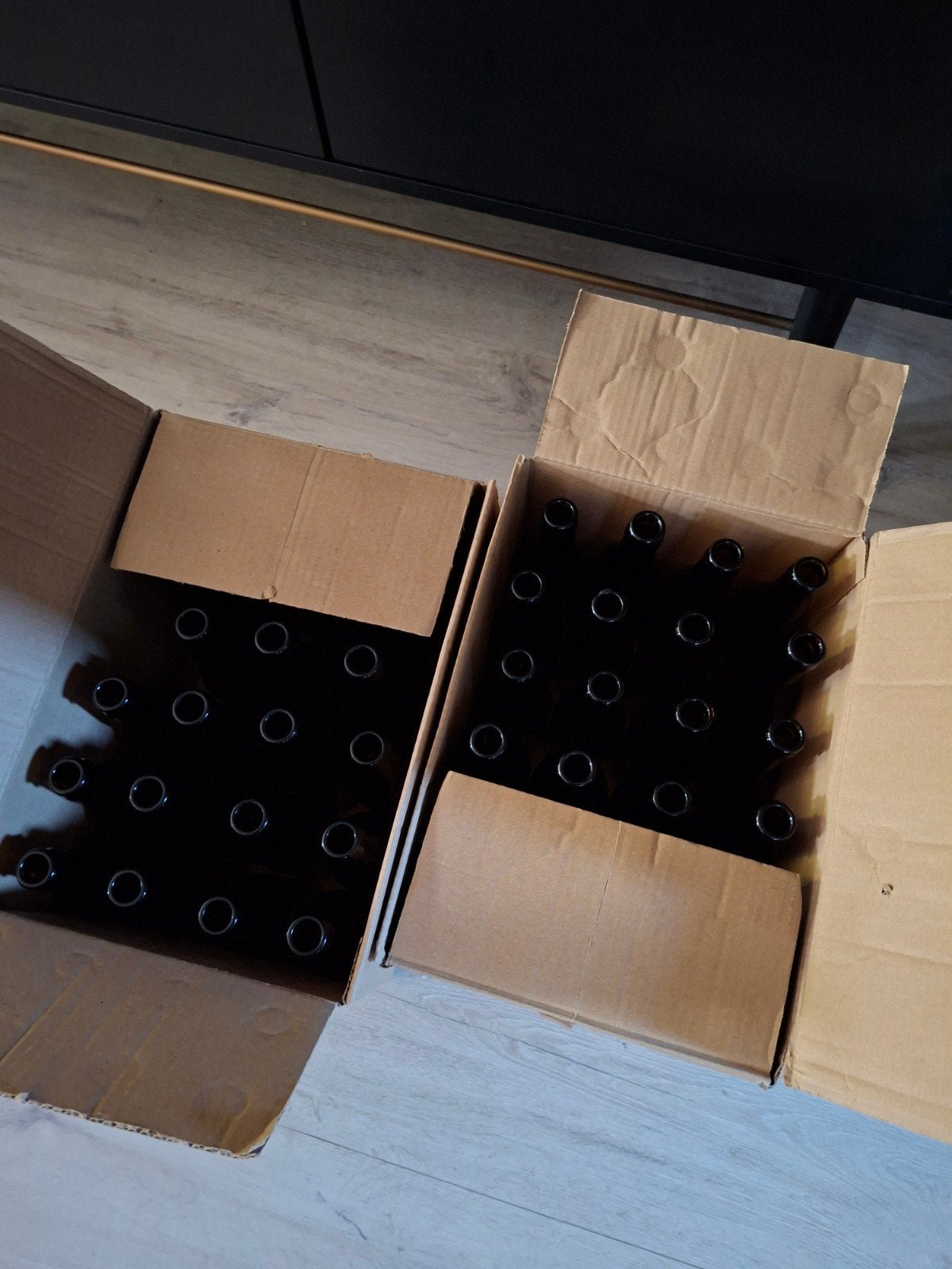 Lege bierflesjes voor bierbrouwen (2 dozen), Ophalen of Verzenden, Gebruikt