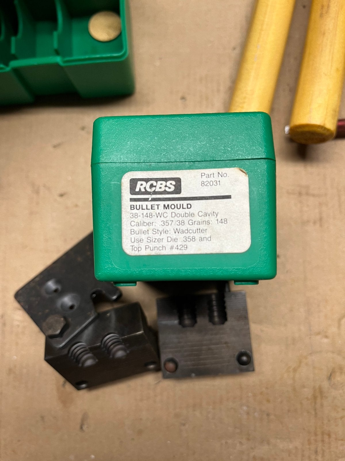 RCBS giet mal 357 38 spc bullet mould 148 grain WC, Ophalen, Zo goed als nieuw