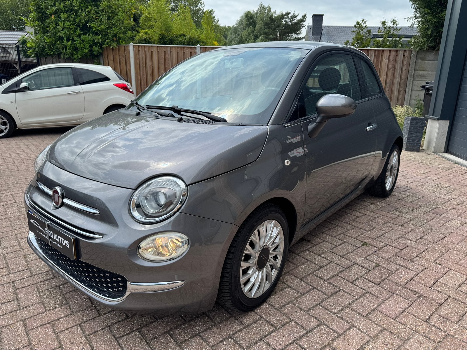 Fiat 500 Twinair Turbo 80pk Automaat 2016 Grijs apk22-6-2027