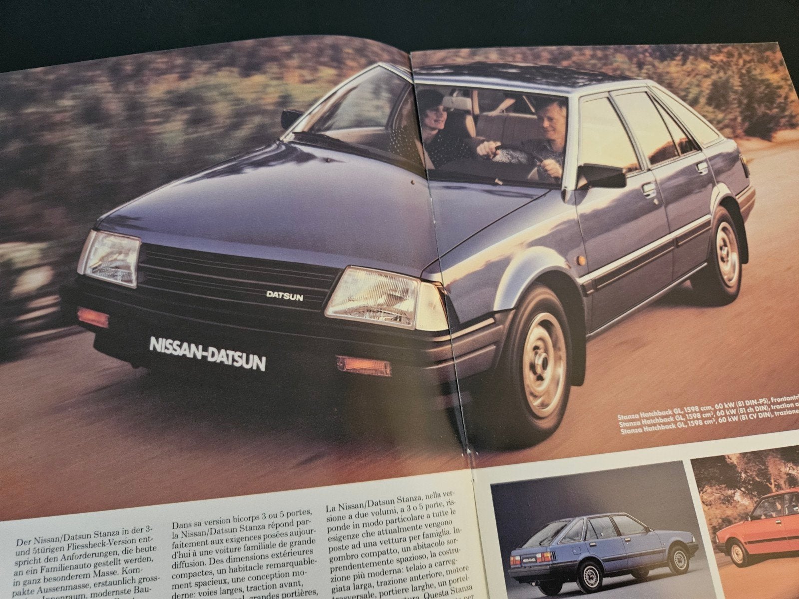 Brochure Nissan/Datsun Stanza, Ophalen of Verzenden, Zo goed als nieuw, Nissan
