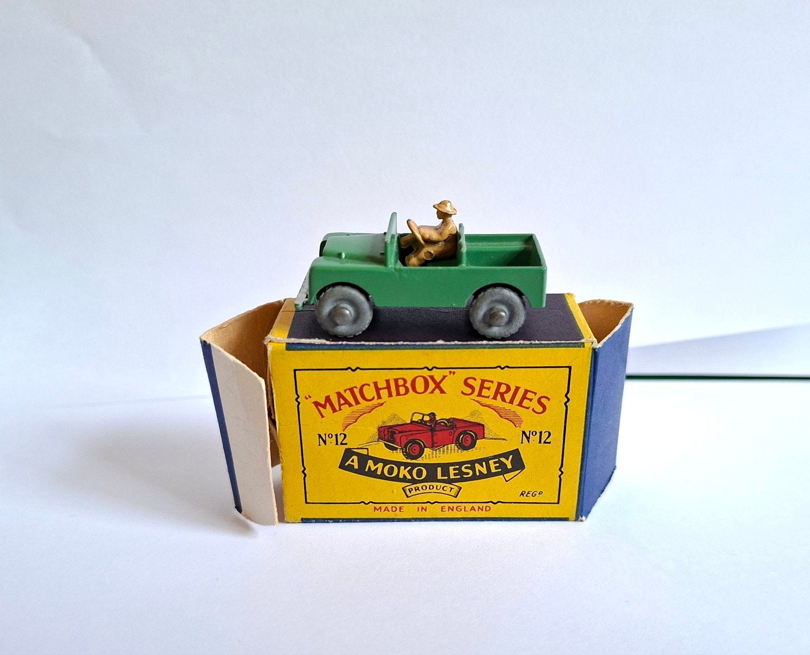Matchbox 12 A land rover, Ophalen of Verzenden, Auto, Matchbox