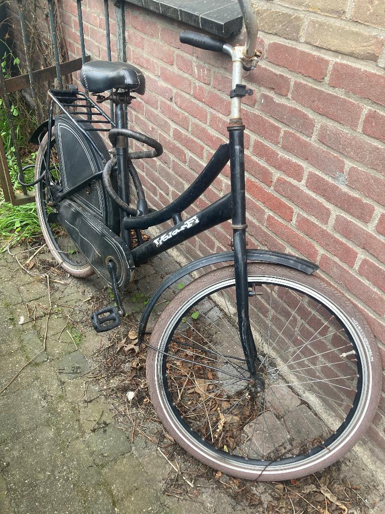 Oma  meisjesfiets, Ophalen, Gebruikt