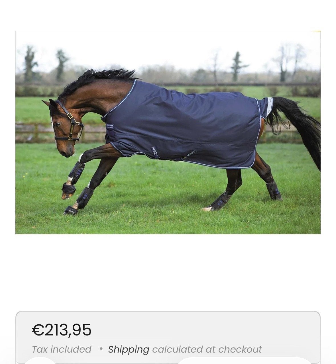 Horseware Amigo Bravo 12 Heavy 400g winterdeken – maat 6,6, Dieren en Toebehoren, Ophalen of Verzenden, Zo goed als nieuw