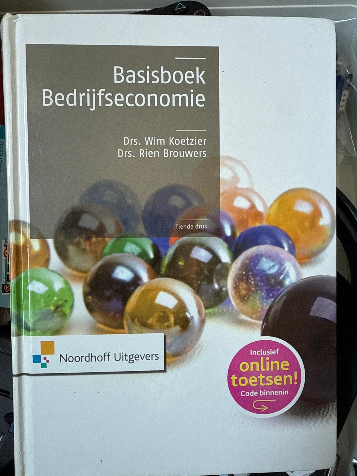 Basisboek Bedrijfseconomie - Drs. Koetzier & Brouwers, Ophalen, Gamma, Zo goed als nieuw, HBO