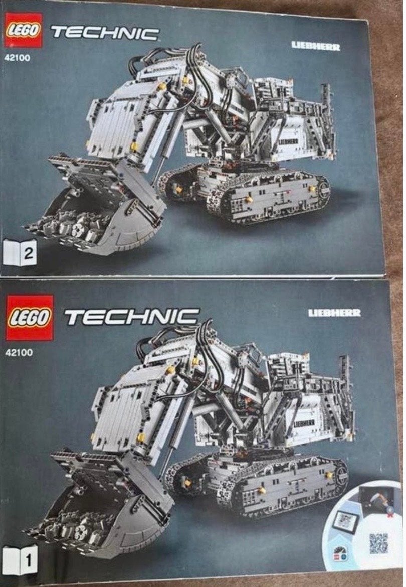 LEGO Technic 42100 Liebherr R 9800 Graafmachine, Ophalen of Verzenden, Zo goed als nieuw, Overige merken