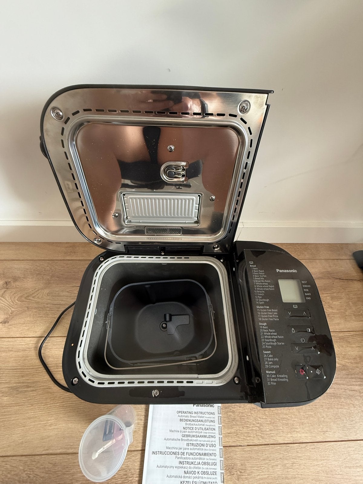 Panasonic SD-YR2540 Automatische Broodbakmachine, Meer dan 10 programma's, 800 tot 1200 gram deeg, Zo goed als nieuw, Ophalen