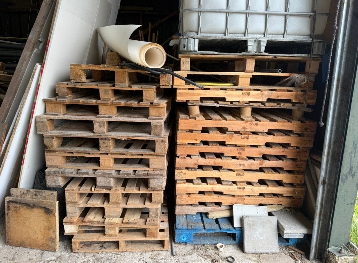 Diverse partij gebruikte pallets, Ophalen