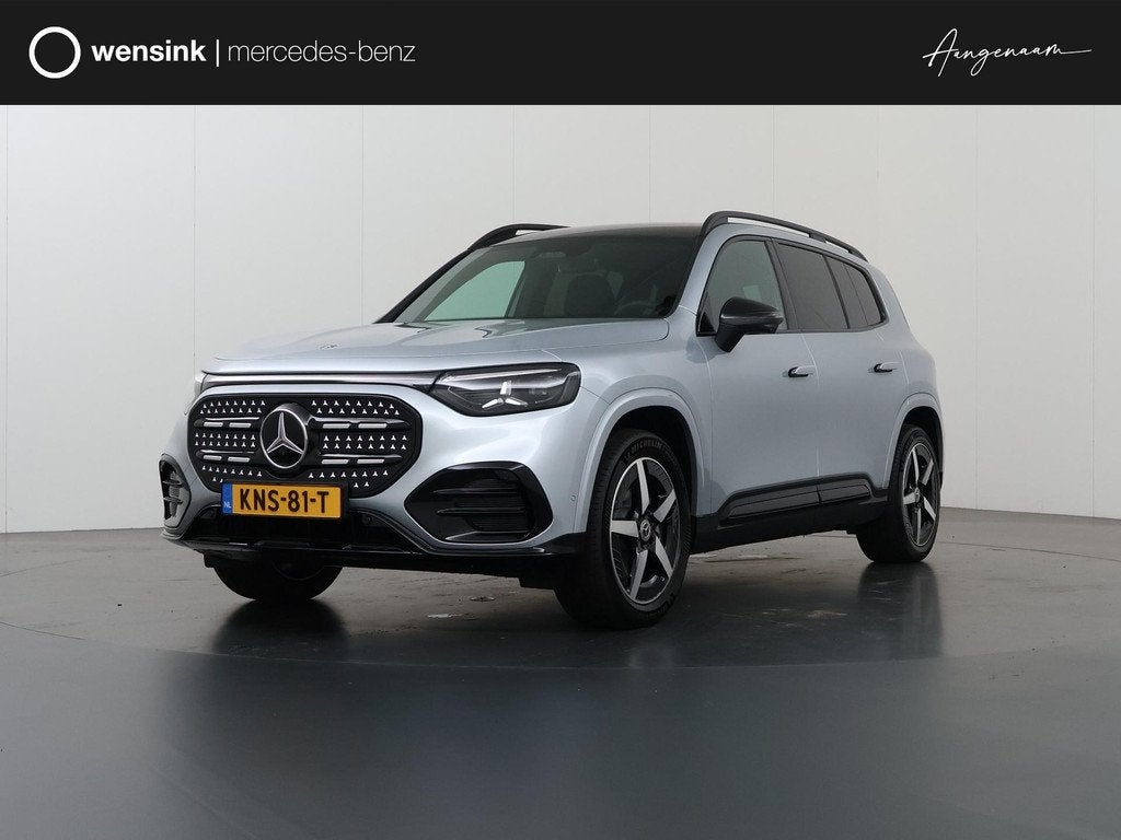 Mercedes-Benz GLB 250+ Business Solution AMG 85.5 kWh | Pano, Auto's, Mercedes-Benz, 2095 kg, Achterwielaandrijving, Zwart, 607 km