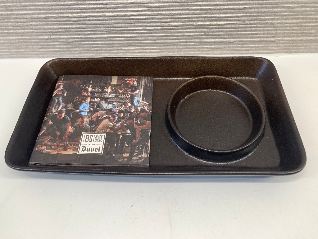 Leuk Duvel collectors item! Duvel black smoke apero plate, Ophalen, Nieuw, Overige typen, Duvel