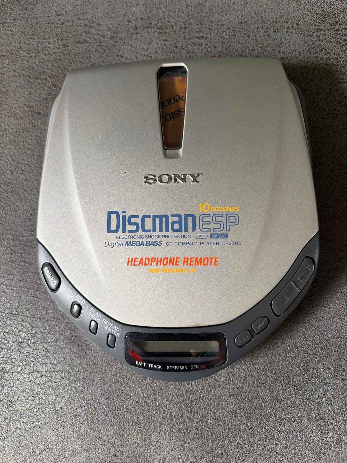 Sony Discman ESP D-E305 met Digital Mega Bass, Ophalen of Verzenden, Discman