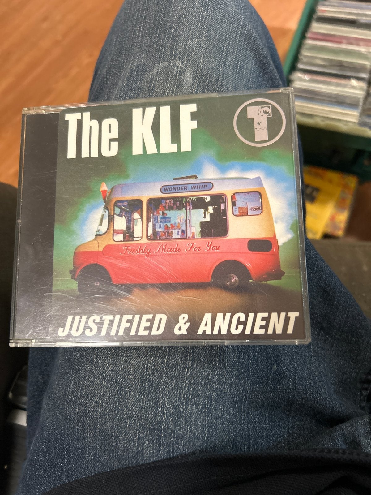The KLF - Justified & Ancient CD Single, Ophalen of Verzenden, Gebruikt