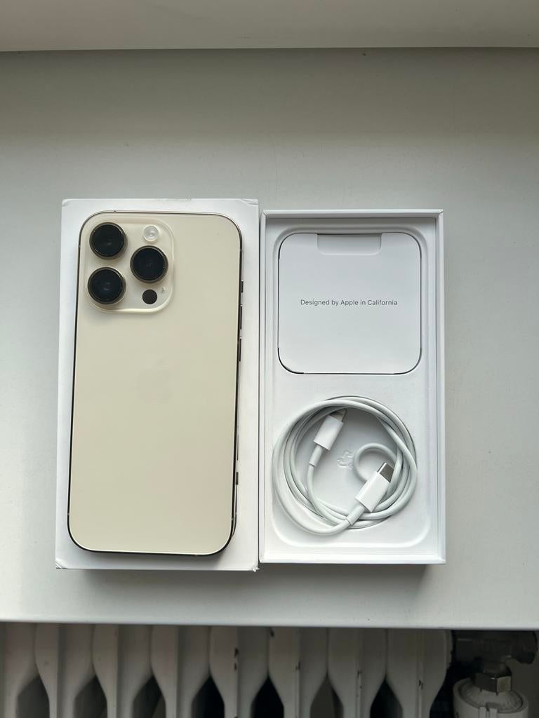 Iphone 14 Pro, Ophalen of Verzenden, Zonder simlock, Zonder abonnement, Goud