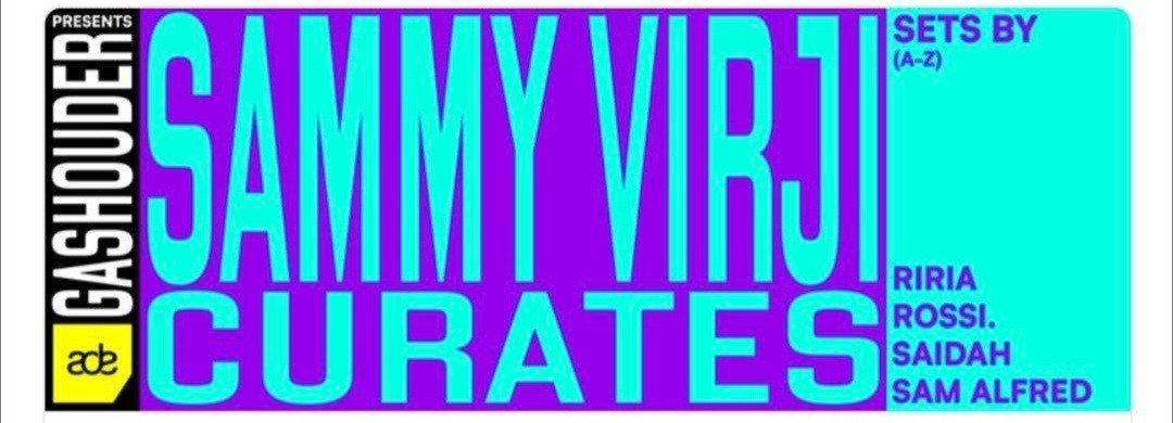 Sammy Virji ADE 24 Oktober., Tickets en Kaartjes, Twee personen, Oktober