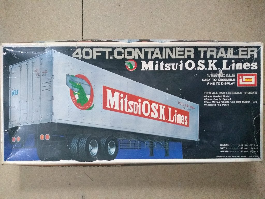 IMAI 40 ft. CONTAINER TRAILER., Overige merken, Nieuw, Ophalen of Verzenden, Groter dan 1:32