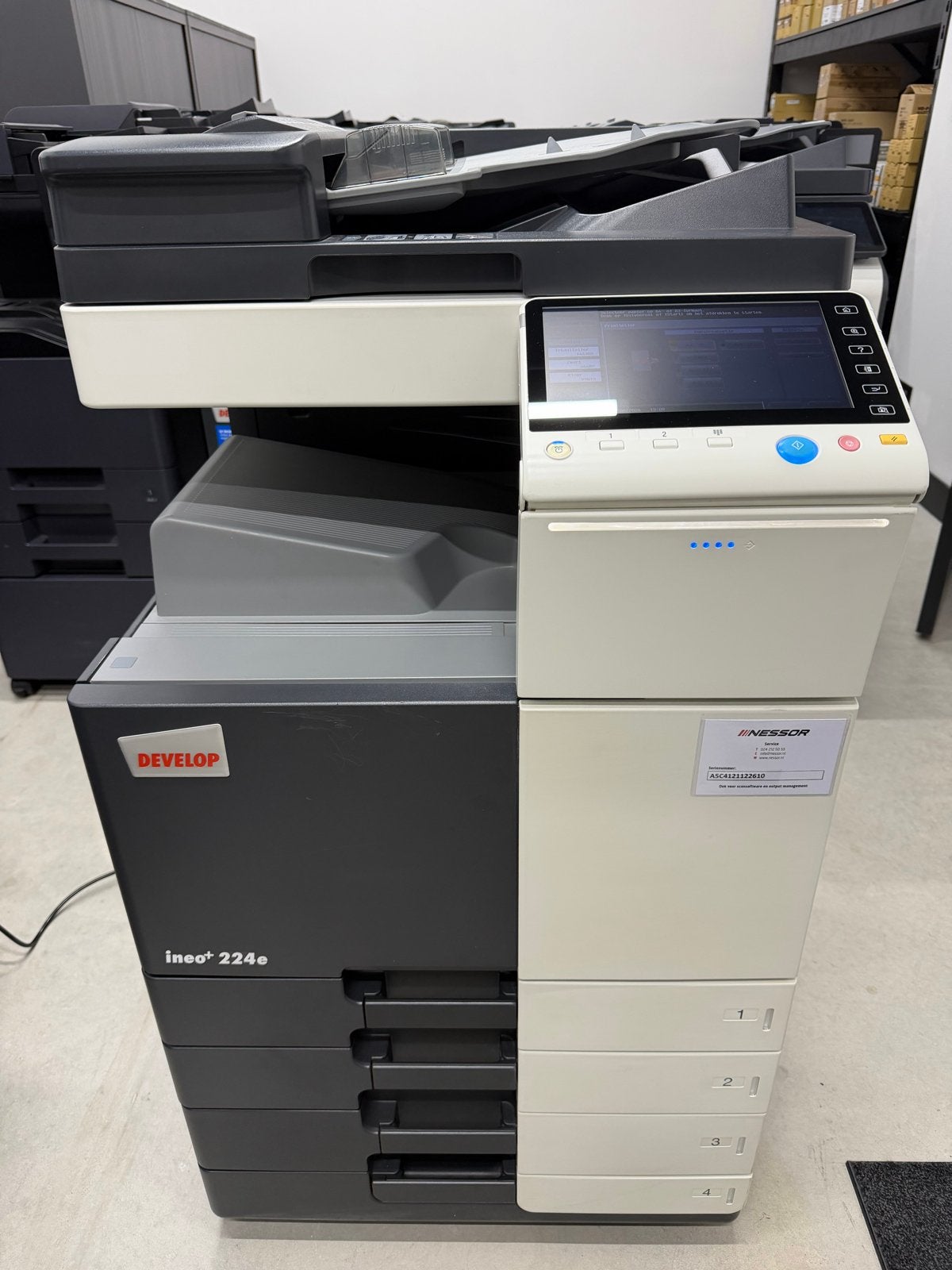 Develop Ineo+ 224e - Tellerstand onder 150.000, Computers en Software, Ophalen, All-in-one, Kleur printen, Zo goed als nieuw
