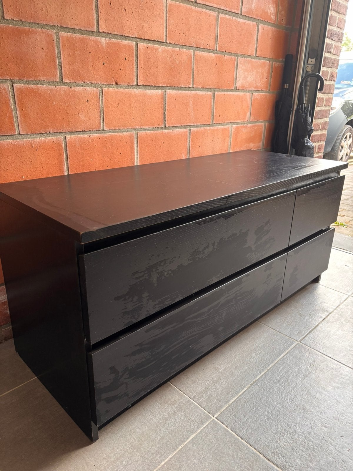 Ikea Malm ladekast, Ophalen, Gebruikt, 50 tot 100 cm, 3 of 4 laden