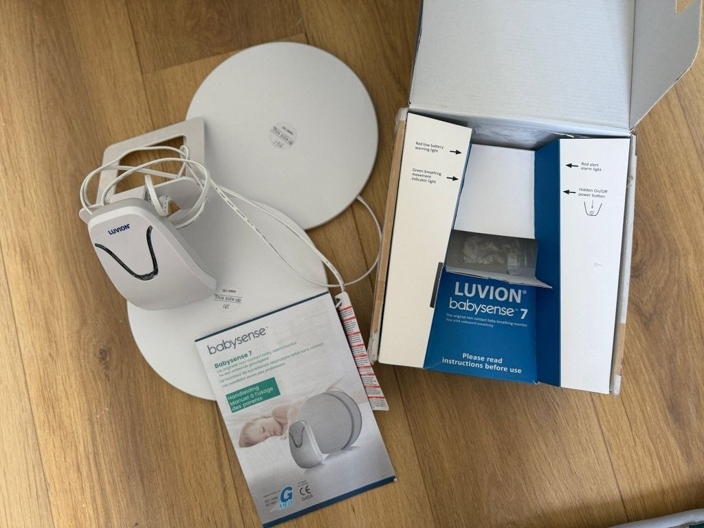 Luvion Babysense 7 Ademhalings- & Bewegingsmonitor, Kinderen en Baby's, Babyfoons, Ophalen, Gebruikt, Minder dan 100 meter