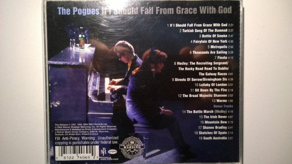 The Pogues - If I Should Fall From Grace With God, Ophalen of Verzenden, Zo goed als nieuw, Poprock, Album
