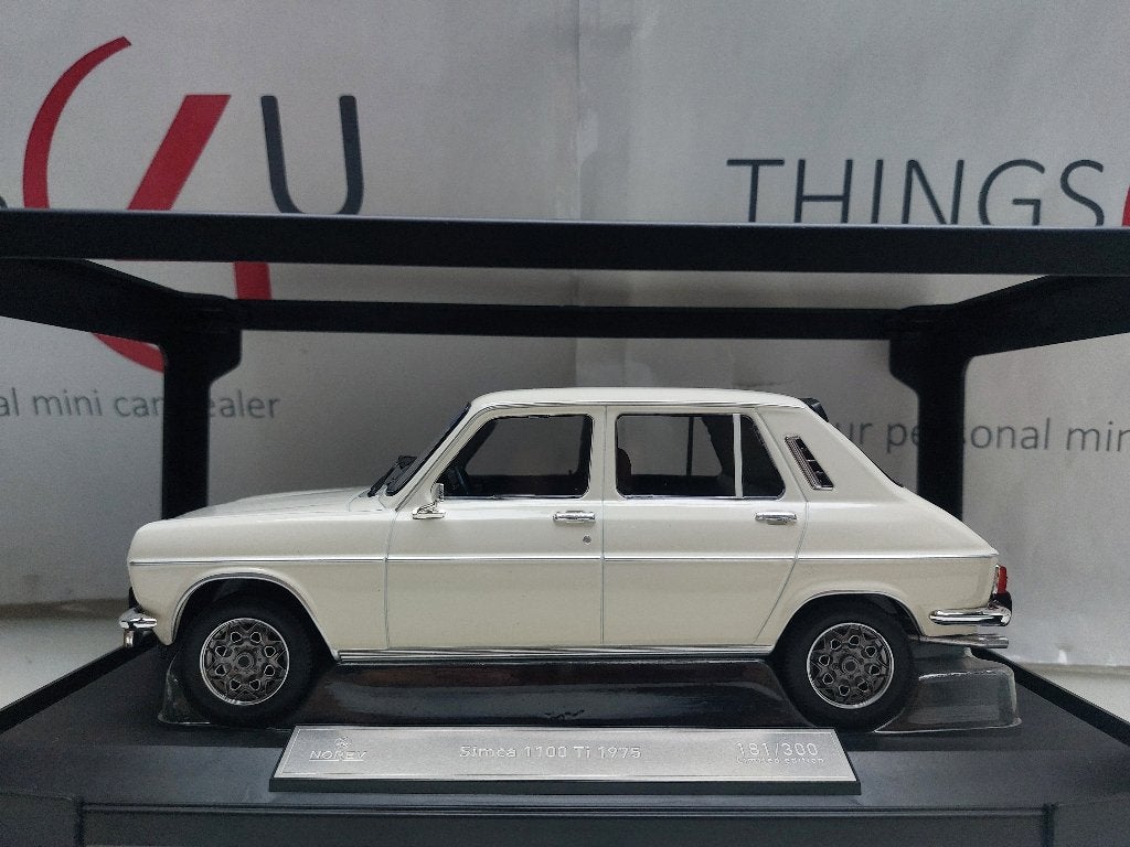 Norev 1:18 Simca 1100 Ti 1975 Tacoma White nieuw in doos, Ophalen of Verzenden, Nieuw, Auto, Norev