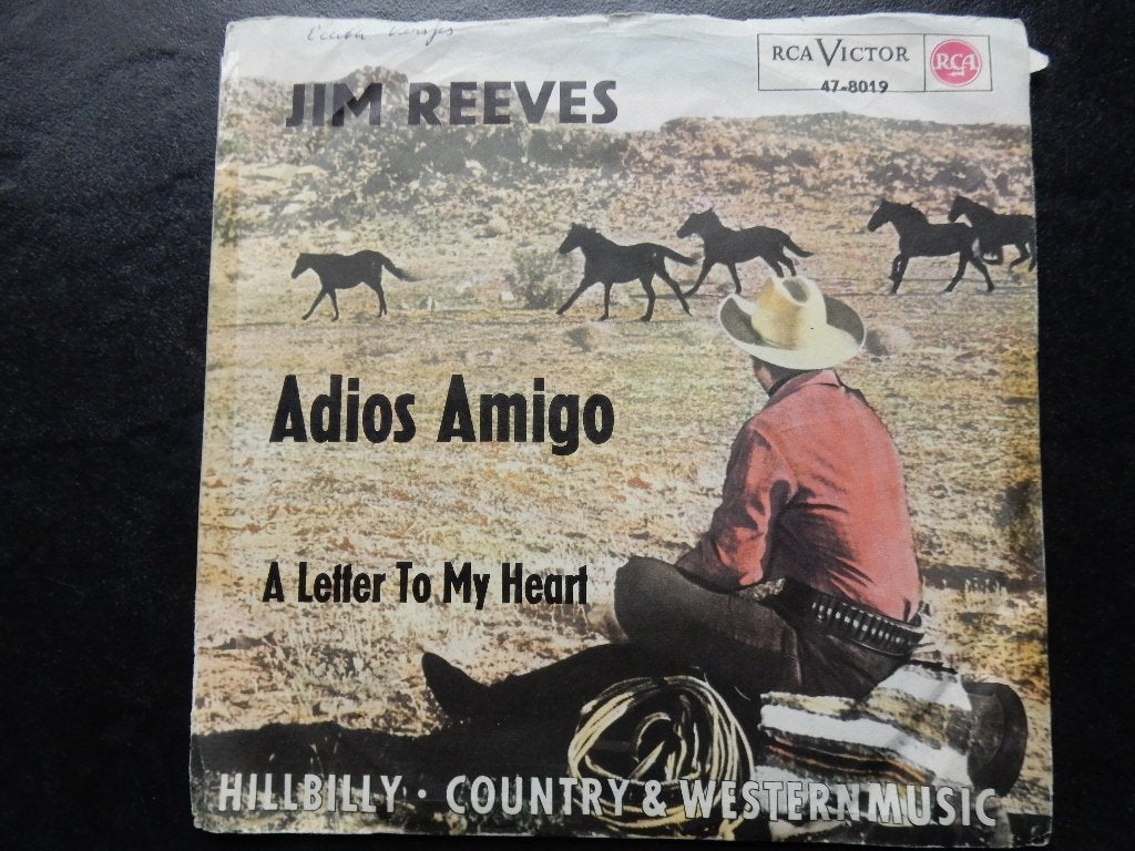 Jim Reeves - Adios amigo / A letter to my heart, Cd's en Dvd's, Ophalen of Verzenden, Gebruikt, Pop