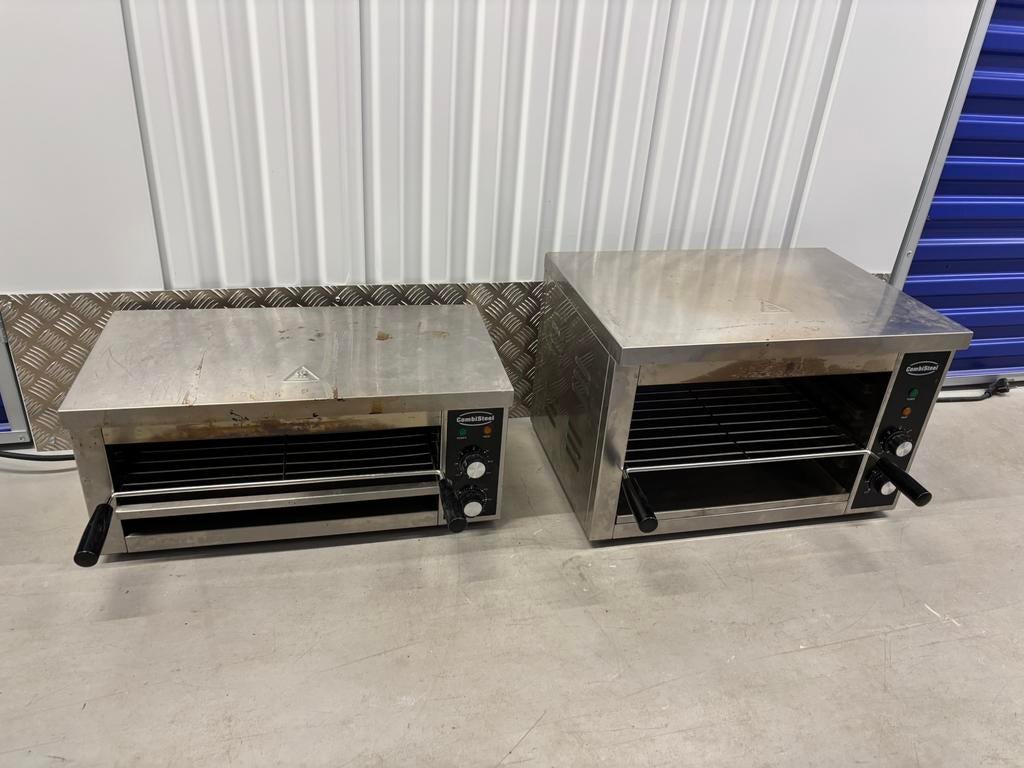 Combisteel Salamanders 2x, Witgoed en Apparatuur, Ovens, Gebruikt, Vrijstaand, 60 cm of meer, 60 cm of meer, Ophalen