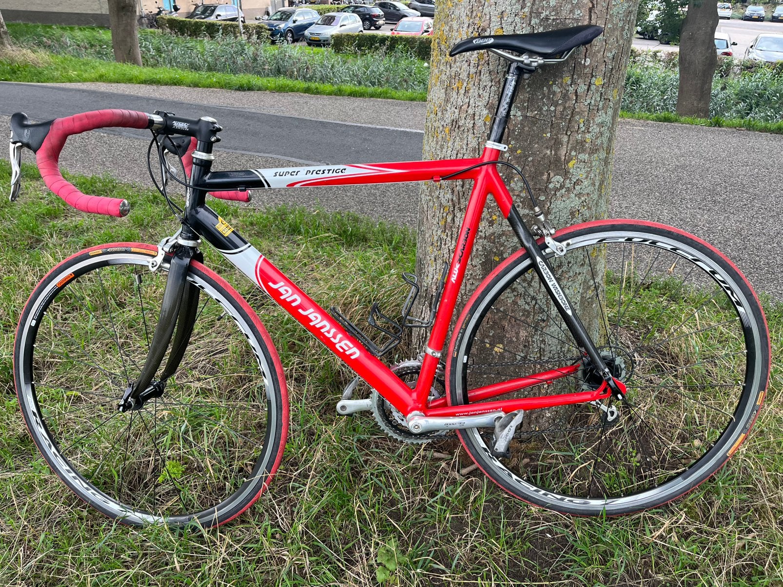 Jan Janssen Super Prestige racefiets met Fulcrum wielset, Fietsen en Brommers, Fietsen | Racefietsen, 28 inch, Aluminium, Zo goed als nieuw
