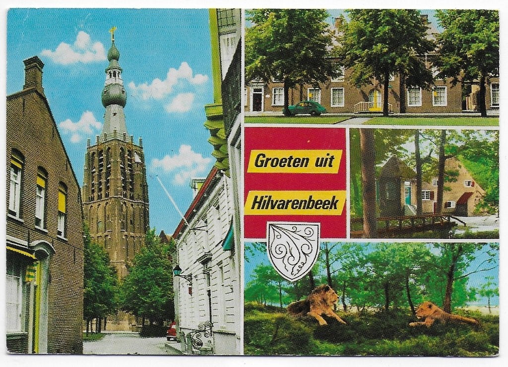Hilvarenbeek Gelopen Ansichtkaart (y6085 ), Ophalen of Verzenden, 1980 tot heden, Gelopen